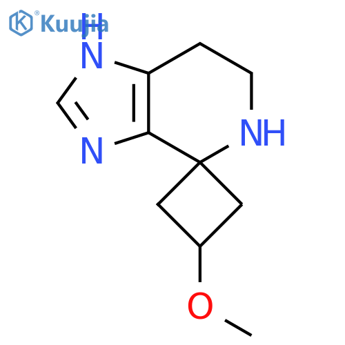 3-methoxy-3',5',6',7'-tetrahydrospirocyclobutane-1,4'-imidazo4,5-cpyridine structure