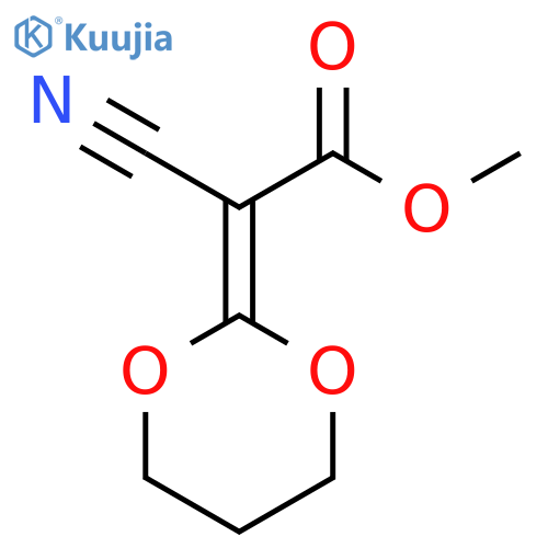 methyl 2-cyano-2-(1,3-dioxan-2-ylidene)acetate structure