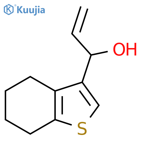 1-(4,5,6,7-Tetrahydro-1-benzothiophen-3-yl)prop-2-en-1-ol structure