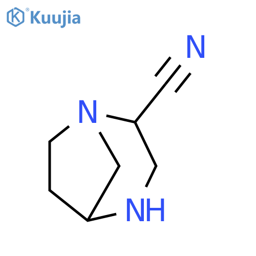 1,4-diazabicyclo3.2.1octane-2-carbonitrile structure