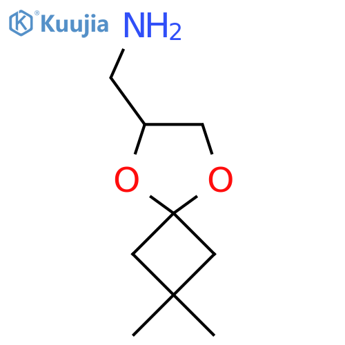 {2,2-dimethyl-5,8-dioxaspiro3.4octan-6-yl}methanamine structure