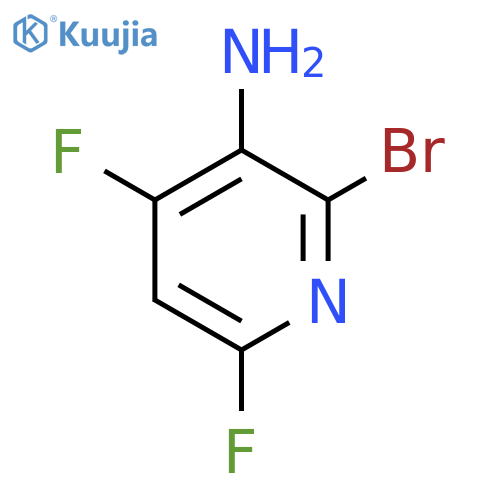 2-Bromo-4,6-difluoro-3-pyridinamine structure