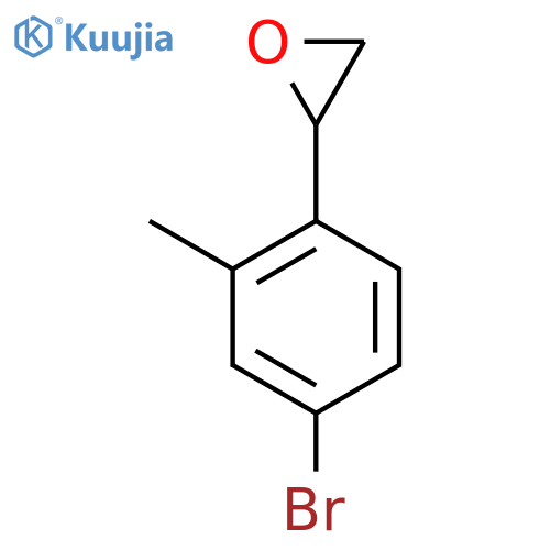 2-(4-Bromo-2-methylphenyl)oxirane structure