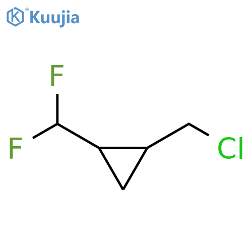 Cyclopropane, 1-(chloromethyl)-2-(difluoromethyl)- structure