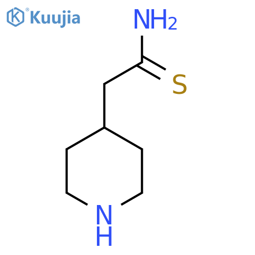 2-(Piperidin-4-yl)ethanethioamide structure