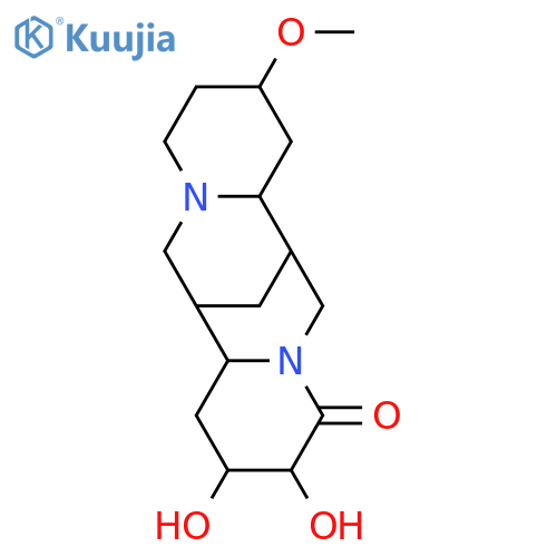 3beta,4alpha-Dihydroxy-13beta-methoxylupanine structure