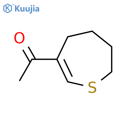 Ethanone,1-(4,5,6,7-tetrahydro-3-thiepinyl)- structure