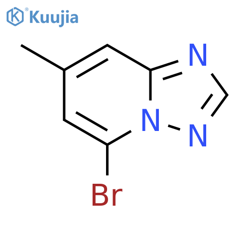 [1,2,4]Triazolo[1,5-a]pyridine, 5-bromo-7-methyl- structure