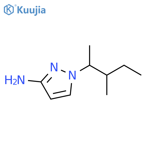 1-(3-methylpentan-2-yl)-1H-pyrazol-3-amine structure