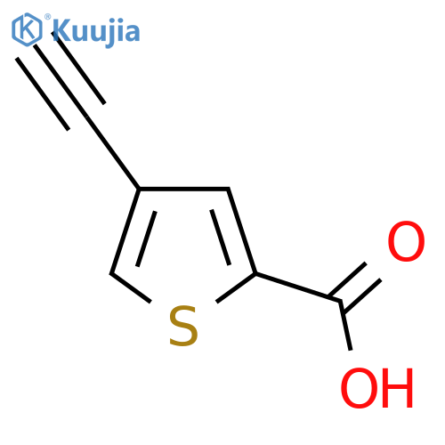 4-Ethynylthiophene-2-carboxylic acid structure