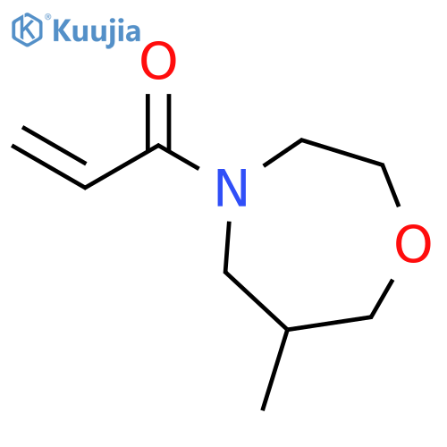 1-(6-methyl-1,4-oxazepan-4-yl)prop-2-en-1-one structure