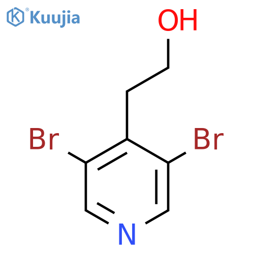 2-(3,5-dibromopyridin-4-yl)ethan-1-ol structure