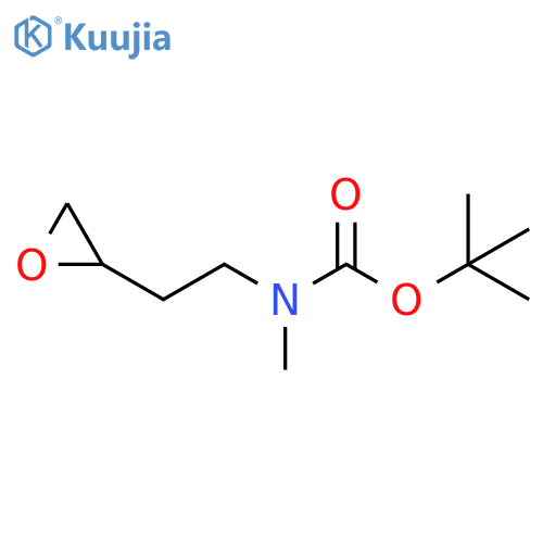 tert-butyl N-methyl-N-2-(oxiran-2-yl)ethylcarbamate structure