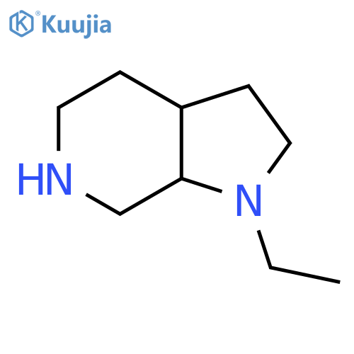 1-ethyl-octahydro-1H-pyrrolo2,3-cpyridine structure
