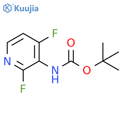 tert-butyl N-(2,4-difluoropyridin-3-yl)carbamate structure