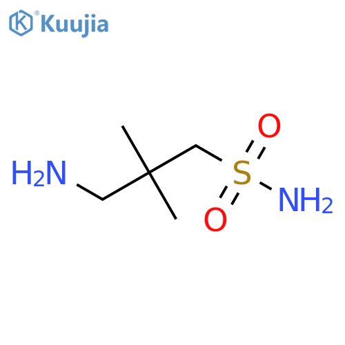 3-Amino-2,2-dimethylpropane-1-sulfonamide structure
