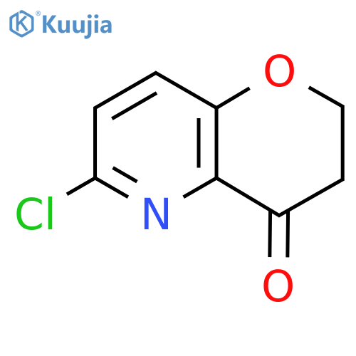 6-Chloro-2,3-dihydro-4H-pyrano[3,2-B]pyridin-4-one structure