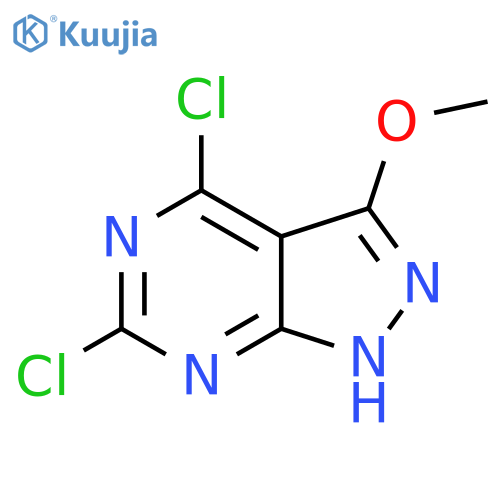 4,6-Dichloro-3-methoxy-1H-pyrazolo3,4-dpyrimidine structure