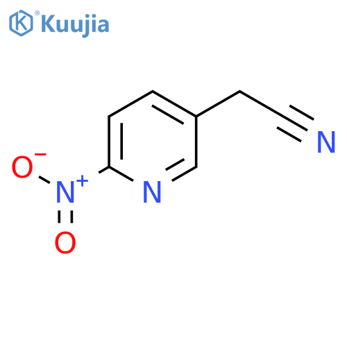 2-(6-Nitropyridin-3-yl)acetonitrile structure