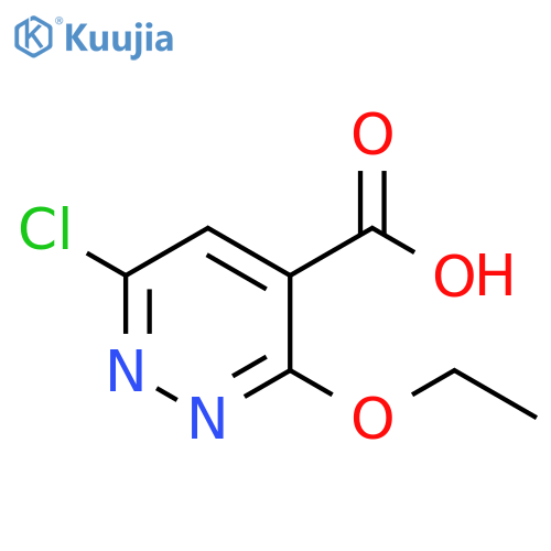 6-chloro-3-ethoxypyridazine-4-carboxylic acid structure