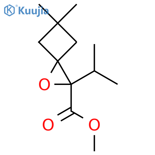Methyl 5,5-dimethyl-2-(propan-2-yl)-1-oxaspiro[2.3]hexane-2-carboxylate structure