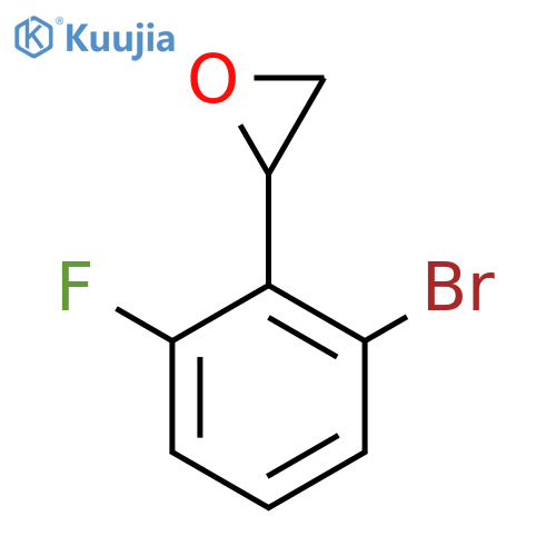 2-(2-bromo-6-fluorophenyl)oxirane structure