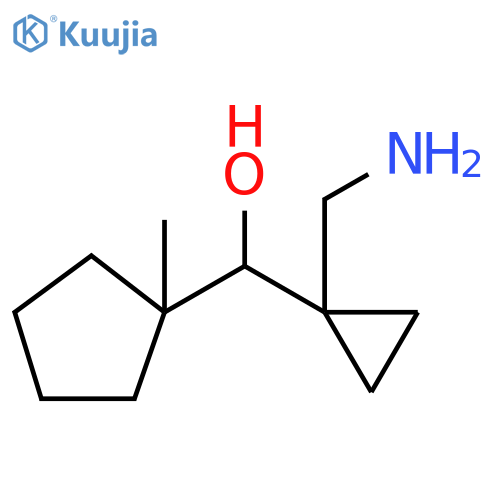 Cyclopentanemethanol, α-[1-(aminomethyl)cyclopropyl]-1-methyl- structure