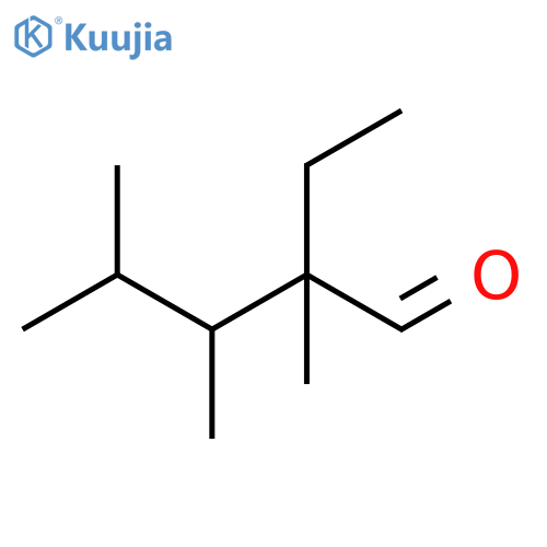 2-ethyl-2,3,4-trimethylpentanal structure