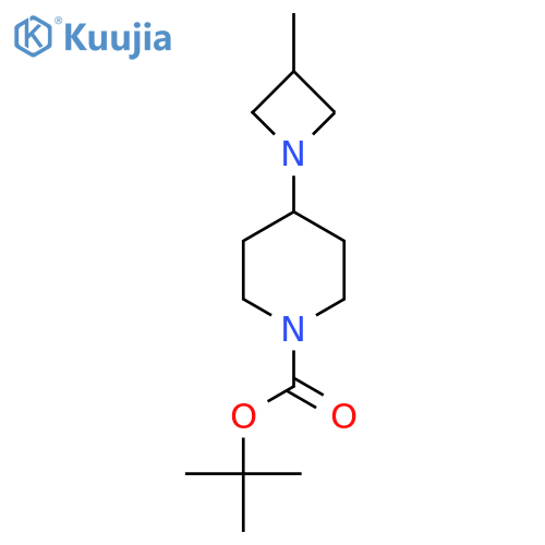 Tert-Butyl 4-(3-methylazetidin-1-yl)piperidine-1-carboxylate structure