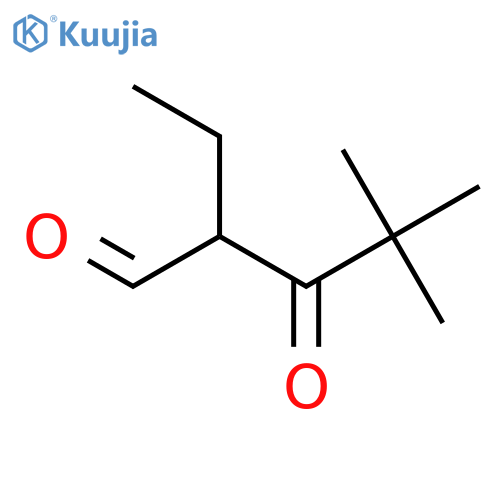2-Ethyl-4,4-dimethyl-3-oxopentanal structure