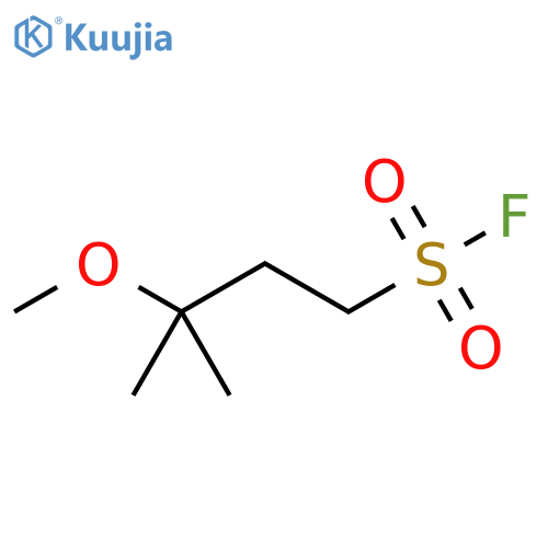 3-methoxy-3-methylbutane-1-sulfonyl fluoride structure