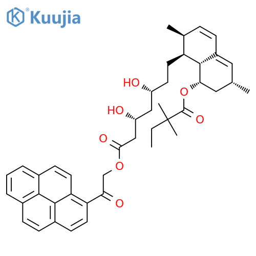 Simvastatin, 1-Pyreneacetyl Ester structure