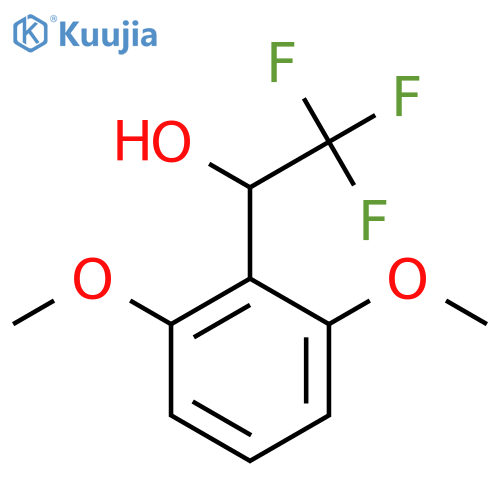 1-(2,6-dimethoxyphenyl)-2,2,2-trifluoroethan-1-ol structure