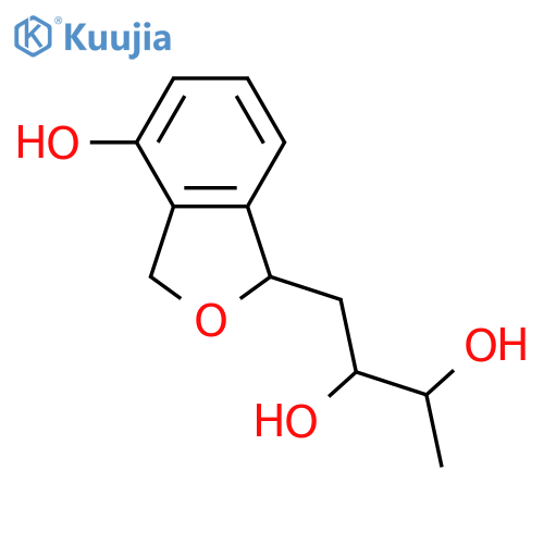 1-(2,3-Dihydroxybutyl)-1,3-dihydro-4-hydroxyisobenzofuran; (1S,2'R,3'S)-form structure
