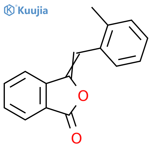 1(3H)-Isobenzofuranone, 3-[(2-methylphenyl)methylene]- structure