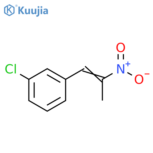 Benzene, 1-chloro-3-(2-nitro-1-propen-1-yl)- structure