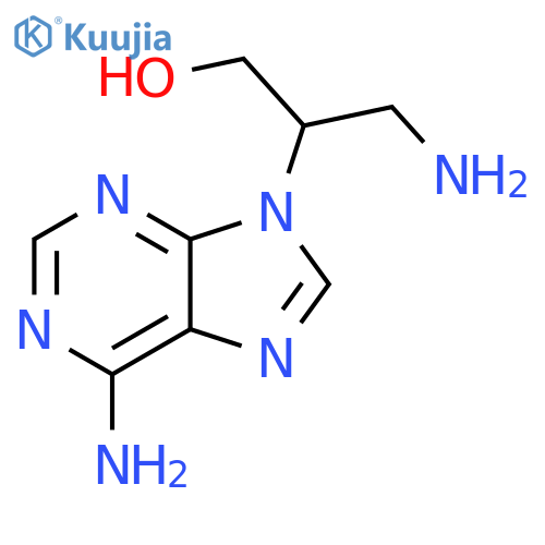 6-amino-β-(aminomethyl)-9H-Purine-9-ethanol structure