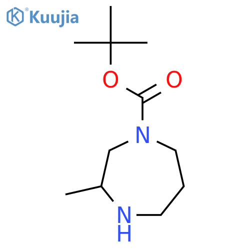 Tert-Butyl 3-Methyl-1,4-Diazepane-1-Carboxylate structure