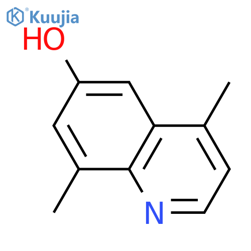 6-Quinolinol, 4,8-dimethyl- structure