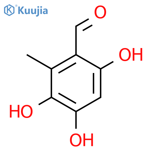 2-Methyl-3,4,6-trihydroxybenzaldehyde structure