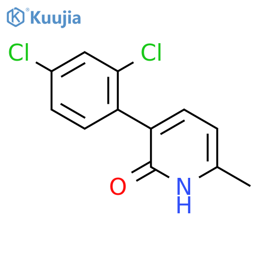 3-(2,4-Dichlorophenyl)-6-methyl-2(1H)-pyridone structure