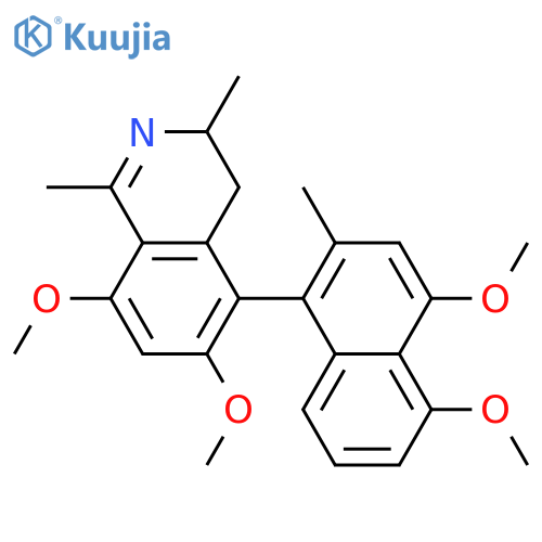 Ancistrocladine; Atropisomer, 1,2-didehydro, Me ether structure