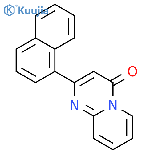 4H-Pyrido[1,2-a]pyrimidin-4-one, 2-(1-naphthalenyl)- structure