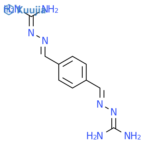 Hydrazinecarboximidamide,2,2'-(1,4-phenylenedimethylidyne)bis- structure