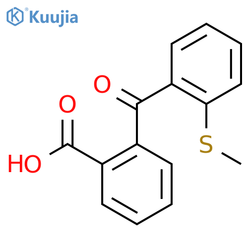 2-((2-Methylthio)benzoyl)benzoic acid structure