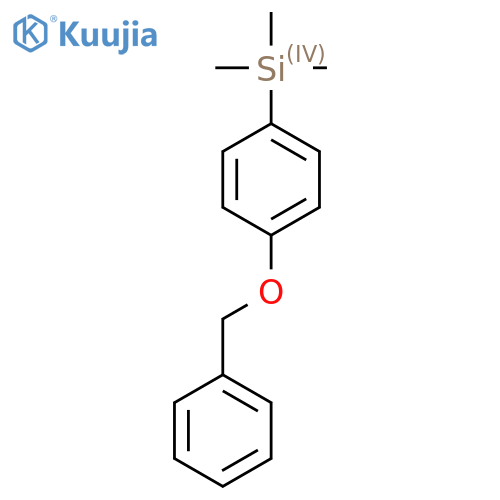 (4-(Benzyloxy)phenyl)trimethylsilane structure