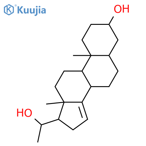 Pregn-14-ene-3,20-diol; (3β,5α,20S)-form structure