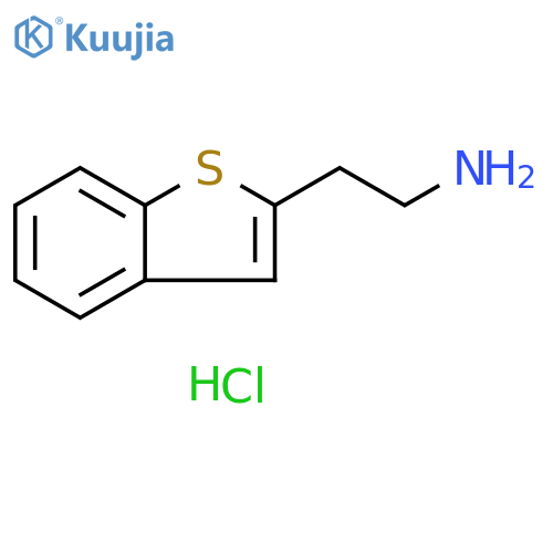 2-(1-benzothiophen-2-yl)ethan-1-amine hydrochloride structure