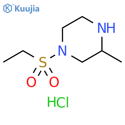 1-(ethanesulfonyl)-3-methylpiperazine hydrochloride structure