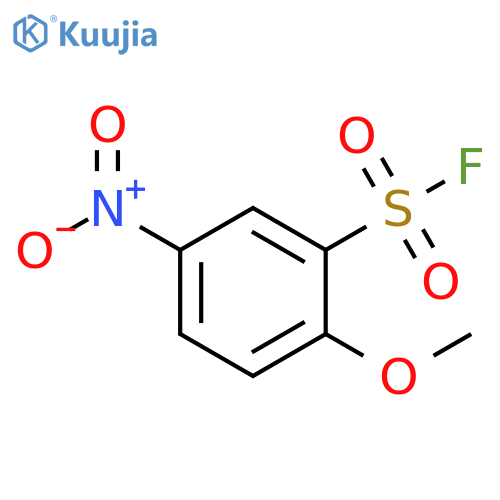 2-Methoxy-5-nitrobenzene-1-sulfonyl fluoride structure
